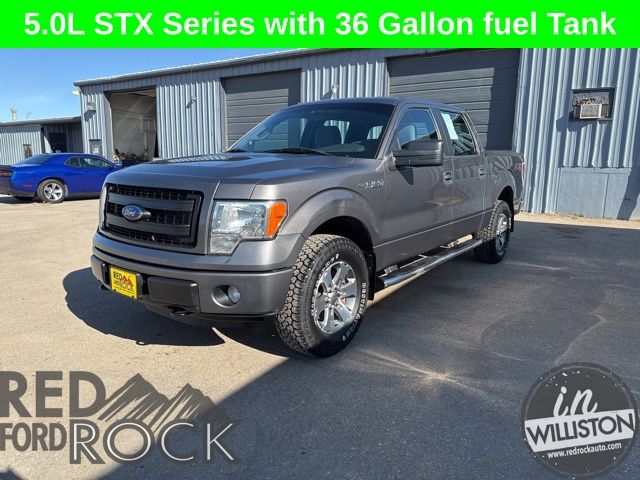 Sterling Gray Metallic 2014 Ford F-150 STX SuperCrew 4WD Pickup Truck Four-Wheel Drive 6-Speed Automatic