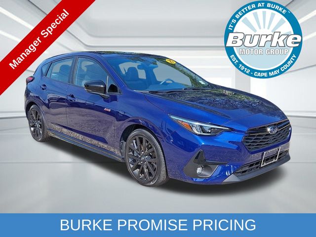 Sapphire Blue Pearl 2025 Subaru Impreza Wagon All-Wheel Drive Continuously Variable Transmission