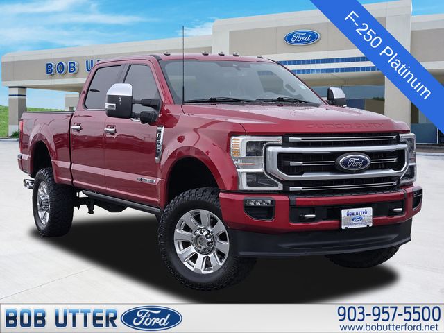 Red Metallic 2022 Ford F-250 Super Duty Pickup Truck Four-Wheel Drive Automatic