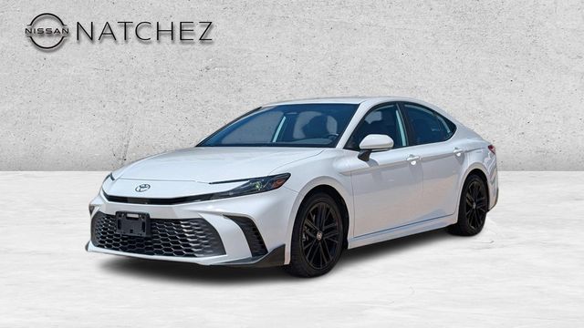 White 2025 Toyota Camry Sedan Front-Wheel Drive Continuously Variable Transmission