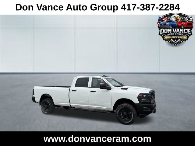 Bright White Clearcoat 2026 RAM 3500 Tradesman Crew Cab LB 4WD Pickup Truck Four-Wheel Drive 8-Speed Automatic