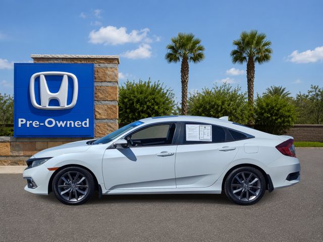 Certified Used 2020 Platinum White Pearl Honda EX image 3