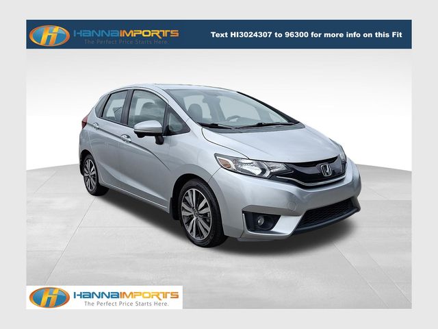 Alabaster Silver Metallic 2015 Honda Fit EX Hatchback Front-Wheel Drive 6-Speed Manual