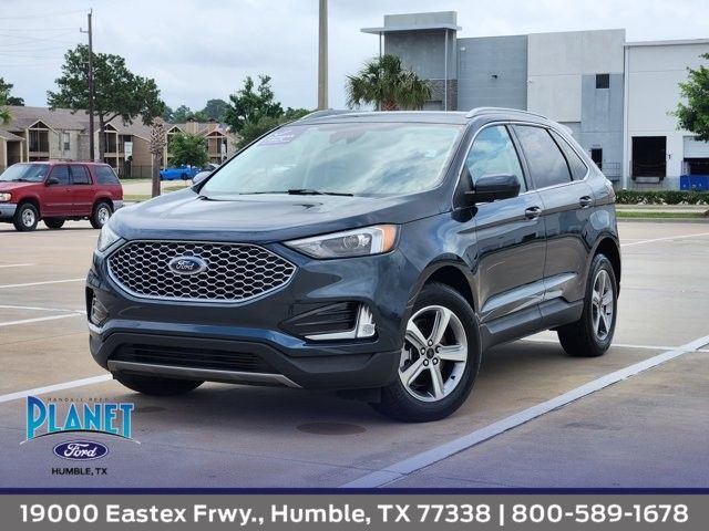 Blue Metallic 2023 Ford Edge SEL AWD SUV / Crossover All-Wheel Drive 8-Speed Automatic
