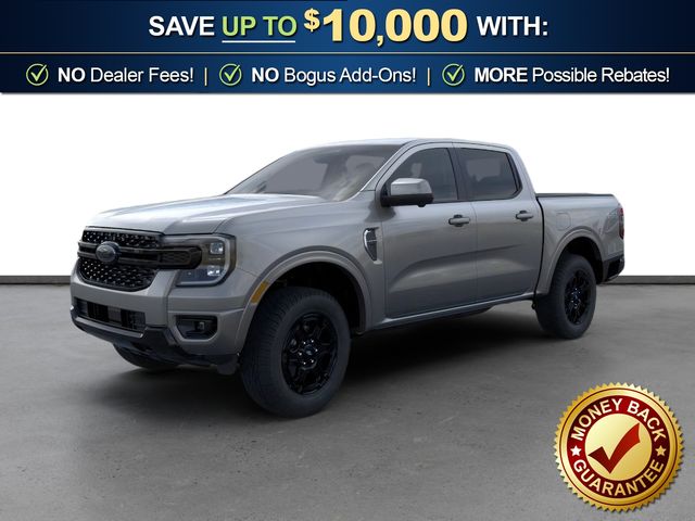 Carbonized Gray Metallic 2026 Ford Ranger Lariat SuperCrew 4WD Pickup Truck Four-Wheel Drive Automatic