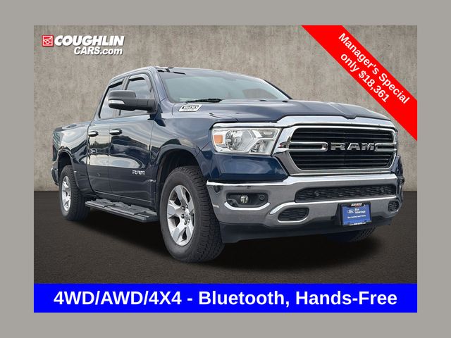 Patriot Blue Pearlcoat 2020 RAM 1500 Pickup Truck Four-Wheel Drive 8-Speed Automatic