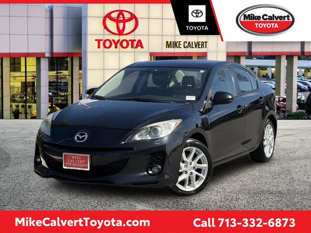 Black Mica 2012 Mazda MAZDA3 Sedan Front-Wheel Drive 6-Speed Manual Overdrive