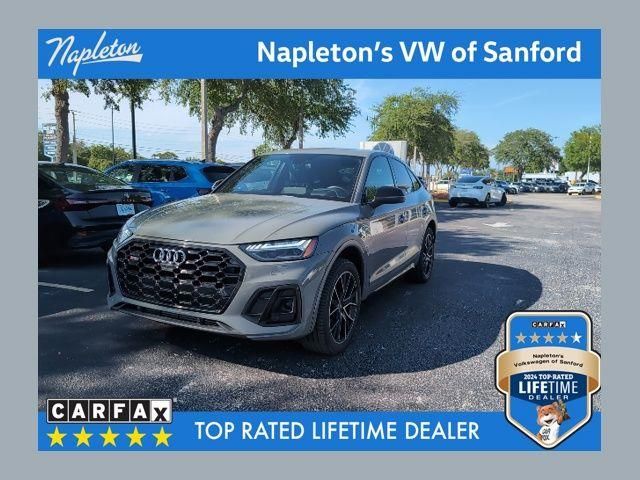 Gray 2022 Audi SQ5 Sportback 3.0T quattro Prestige AWD Sedan All-Wheel Drive 8-Speed Automatic