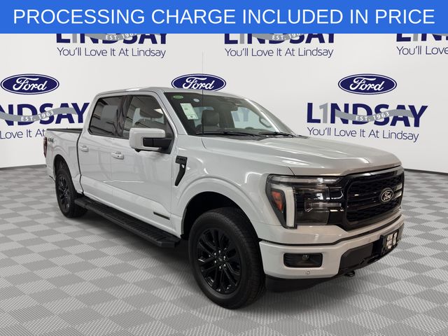 White Metallic 2025 Ford F-150 Pickup Truck Four-Wheel Drive Automatic