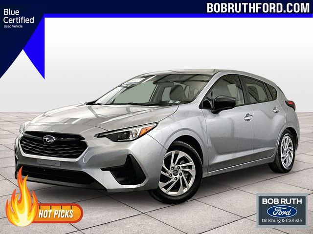 Ice Silver Metallic 2024 Subaru Impreza Wagon All-Wheel Drive Continuously Variable Transmission