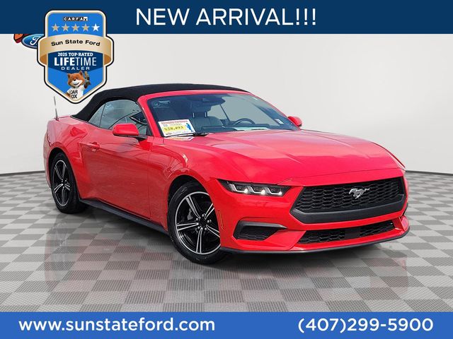 Race Red 2024 Ford Mustang EcoBoost Premium Convertible RWD Convertible Rear-Wheel Drive Automatic