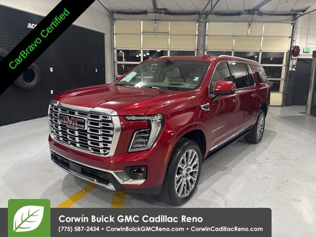 Volcanic Red Tintcoat 2025 GMC Yukon XL Denali 4WD SUV / Crossover Four-Wheel Drive