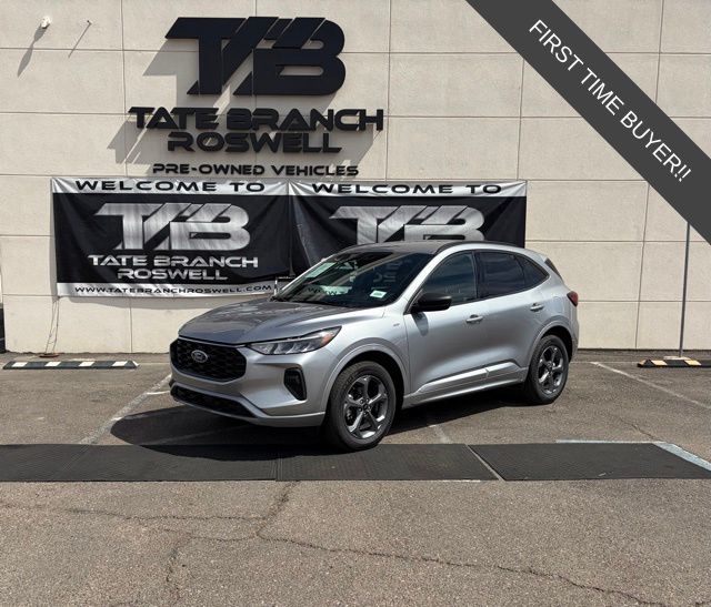 Silver Metallic 2024 Ford Escape ST-Line AWD SUV / Crossover All-Wheel Drive 8-Speed Automatic