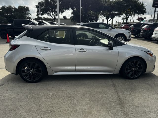 2024 Toyota Corolla Hatchback XSE Silver at North Houston Mitsubishi