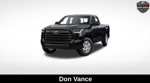 Midnight Black Metallic 2024 Toyota Tundra SR5 CrewMax Cab 4WD Pickup Truck Four-Wheel Drive Automatic