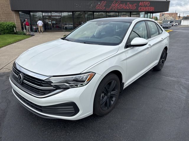 Opal White 2023 Volkswagen Jetta 1.5T SE FWD Sedan Front-Wheel Drive 8-Speed Automatic
