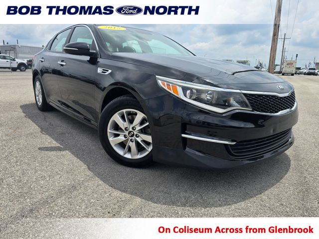Ebony Black 2018 Kia Optima Sedan Front-Wheel Drive 6-Speed Automatic