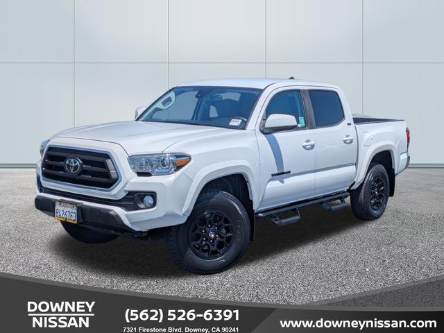 Super White 2021 Toyota Tacoma Pickup Truck 4X2 6-Speed Automatic