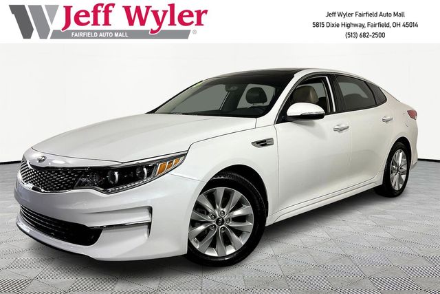 Snow White Pearl 2016 Kia Optima EX Sedan Front-Wheel Drive 6-Speed Automatic