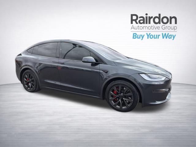 Solid Black 2023 Tesla Model X SUV / Crossover All-Wheel Drive 1-Speed Automatic