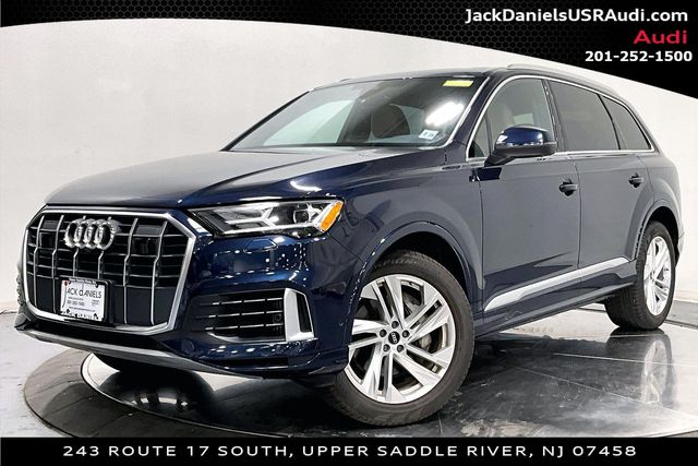 Waitomo Blue Metallic 2023 Audi Q7 SUV / Crossover All-Wheel Drive 8-Speed Automatic