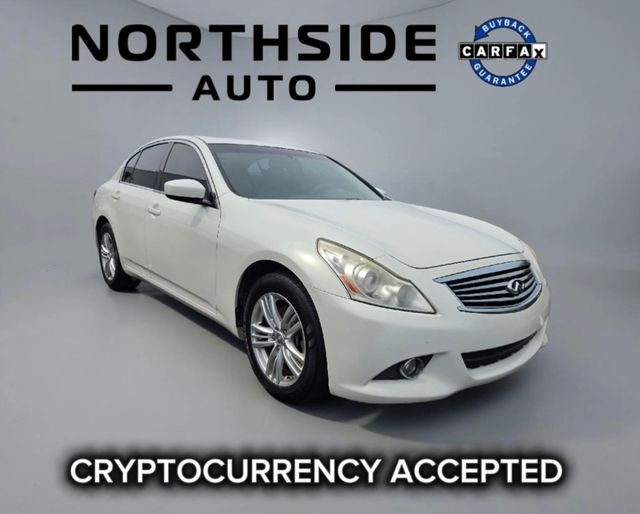 Moonlight White 2012 INFINITI G37 x Sedan AWD Sedan All-Wheel Drive 7-Speed Automatic