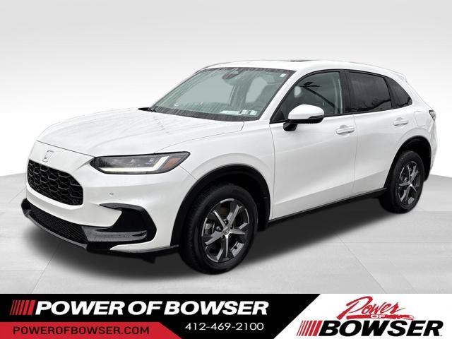White 2024 Honda HR-V EX-L AWD SUV / Crossover All-Wheel Drive Continuously Variable Transmission