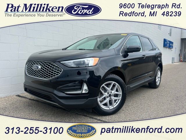 Agate Black Metallic 2024 Ford Edge SUV / Crossover All-Wheel Drive 8-Speed Automatic