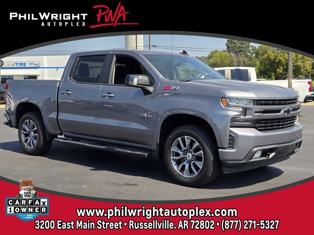 Gray (Steel Metallic) 2022 Chevrolet Silverado 1500 Pickup Truck Four-Wheel Drive 8-Speed Automatic