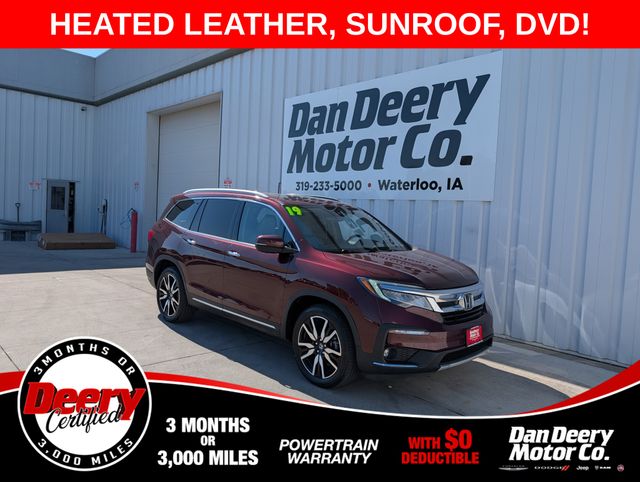 Red (Deep Scarlet Pearl) 2019 Honda Pilot SUV / Crossover Front-Wheel Drive 9-Speed Automatic