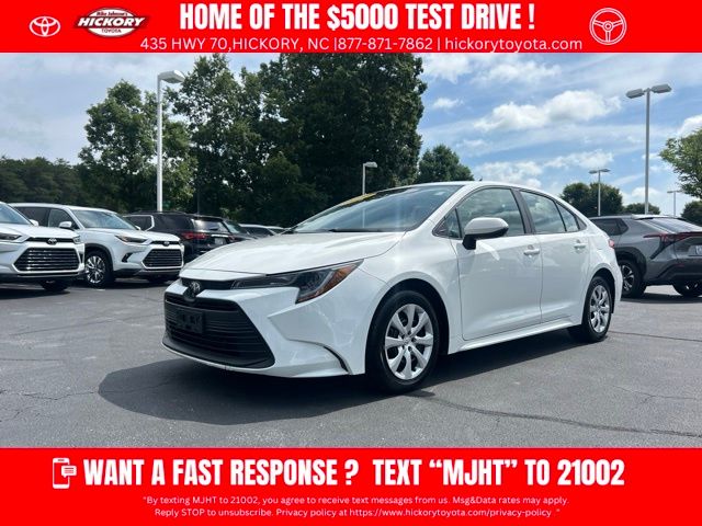 Ice 2024 Toyota Corolla Sedan Front-Wheel Drive Continuously Variable Transmission