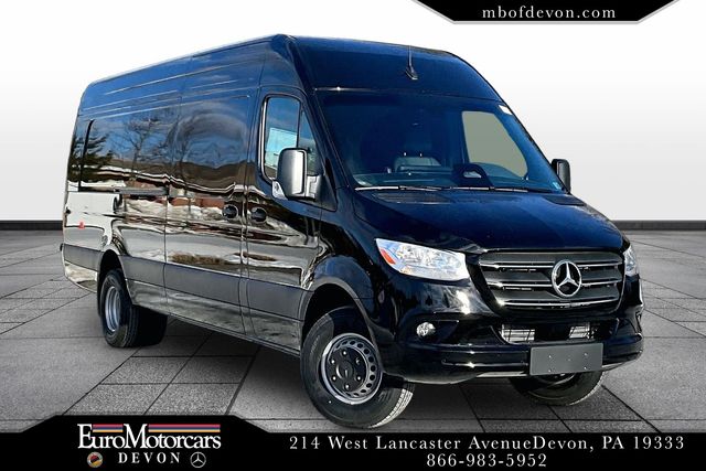 Obsidian Black Metallic 2026 Mercedes-Benz Sprinter Cargo 3500XD 170 High Roof Extended RWD Van Rear-Wheel Drive 9-Speed Automatic