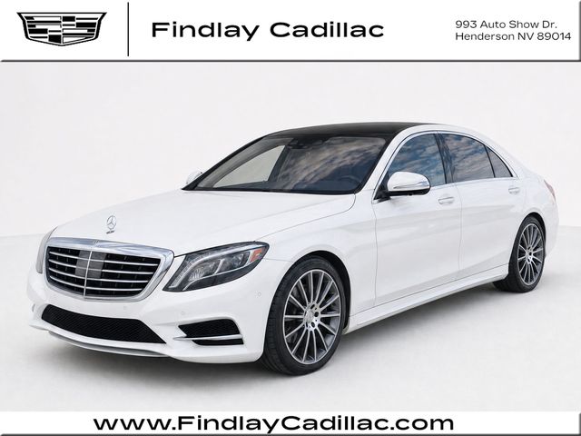 Polar White 2016 Mercedes-Benz S-Class Sedan Rear-Wheel Drive 7-Speed Automatic