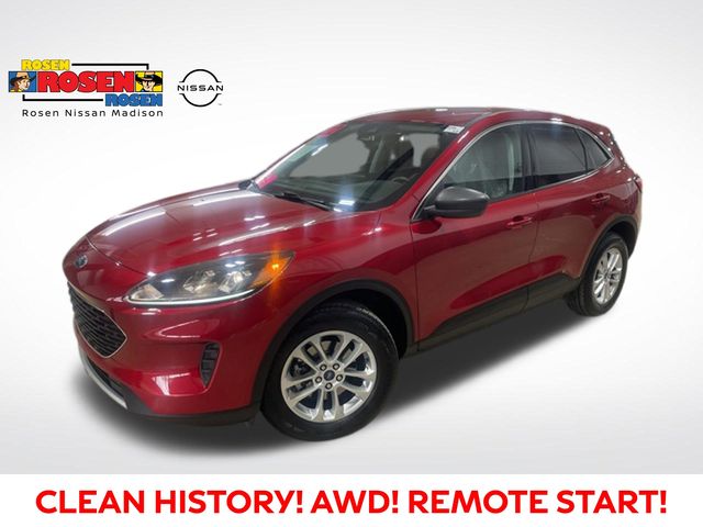Red Metallic 2022 Ford Escape SE AWD SUV / Crossover All-Wheel Drive 8-Speed Automatic