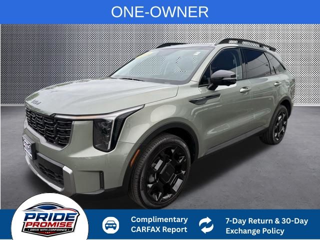 Jungle Green 2025 Kia Sorento X-Line SX AWD SUV / Crossover All-Wheel Drive 8-Speed Dual Clutch