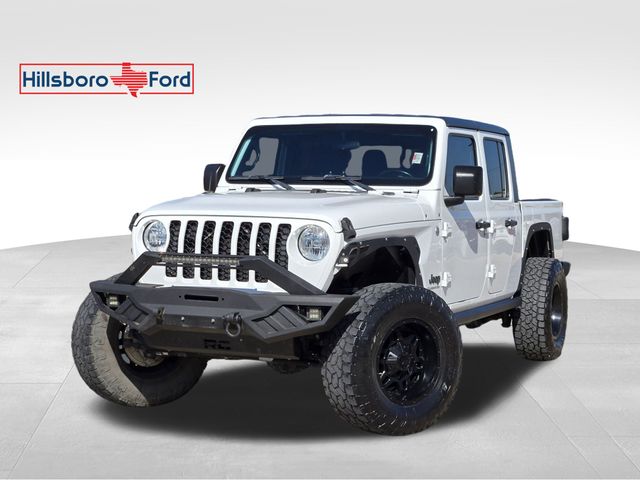 2020 Bright White Clearcoat Jeep Gladiator Sport Truck