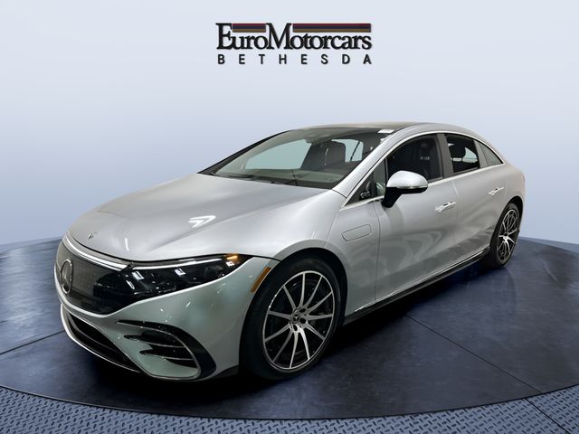 Cirrus Silver Metallic 2022 Mercedes-Benz EQS Sedan Rear-Wheel Drive 1-Speed Automatic