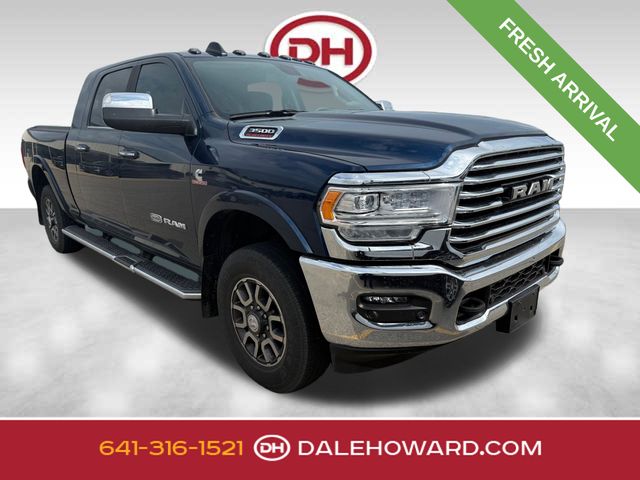 Patriot Blue Pearlcoat 2021 RAM 3500 Limited Longhorn Mega Cab 4WD Pickup Truck Four-Wheel Drive 6-Speed Automatic