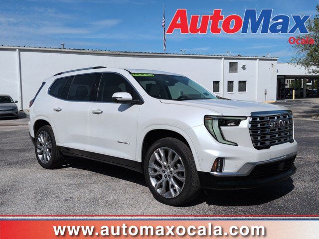 White Frost 2025 GMC Acadia SUV / Crossover Four-Wheel Drive 8-Speed Automatic
