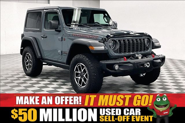 Anvil Clear Coat 2024 Jeep Wrangler SUV / Crossover Four-Wheel Drive 6-Speed Manual