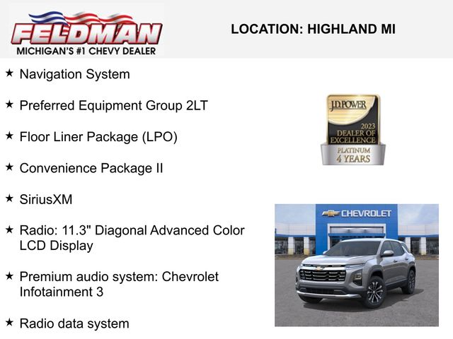 New 2026 Chevrolet Equinox For Sale in New Hudson, MI