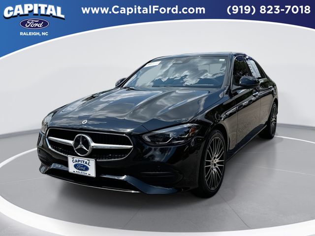 Black 2025 Mercedes-Benz C-Class Sedan All-Wheel Drive 9-Speed Automatic