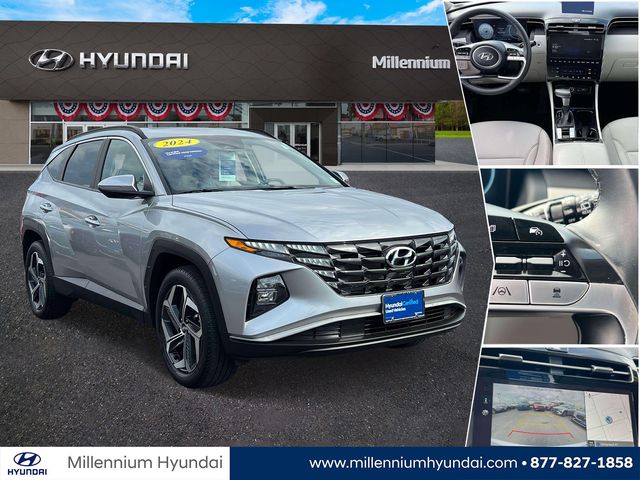 Shimmering Silver 2024 Hyundai Tucson SUV / Crossover All-Wheel Drive 8-Speed Automatic