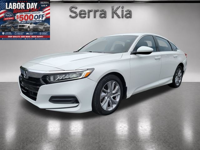 White 2020 Honda Accord Sedan Front-Wheel Drive Continuously Variable Transmission