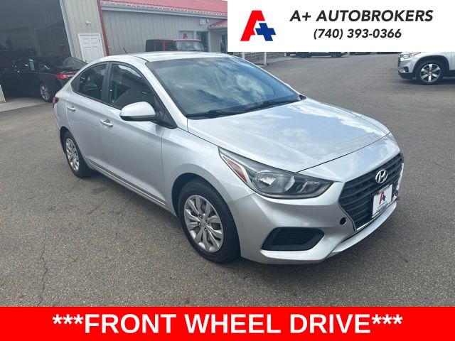 Olympus Silver Metallic 2021 Hyundai Accent Sedan Front-Wheel Drive Continuously Variable Transmission