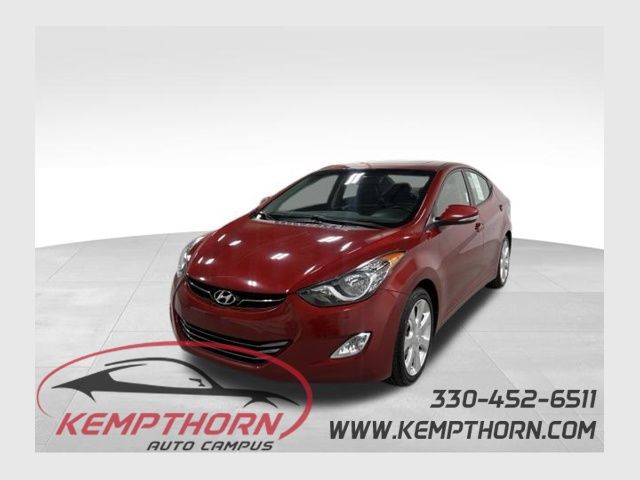 Red Allure 2011 Hyundai Elantra Sedan Front-Wheel Drive 6-Speed Automatic Overdrive