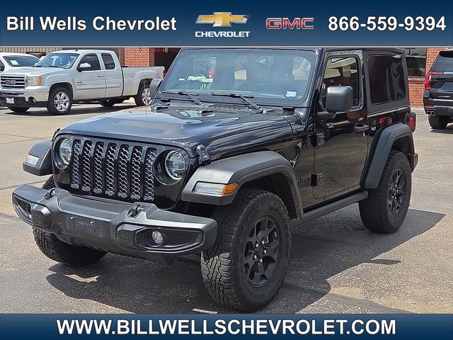 Used Car 2022 Jeep Wrangler  Willys For Sale Under $25,000 In Plainview, Texas