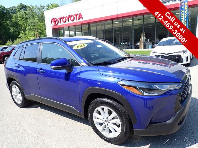 Blue Crush Metallic 2022 Toyota Corolla Cross LE AWD SUV / Crossover All-Wheel Drive Continuously Variable Transmission