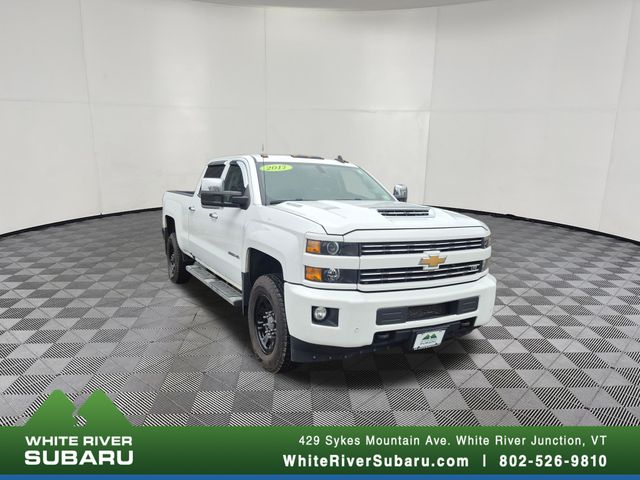 Summit White 2017 Chevrolet Silverado 2500HD LTZ Crew Cab 4WD Pickup Truck Four-Wheel Drive 6-Speed Automatic