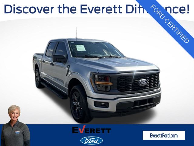Silver Metallic 2025 Ford F-150 Pickup Truck Four-Wheel Drive Automatic